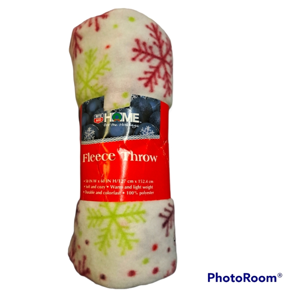 Home for the Holidays Fleece Throw